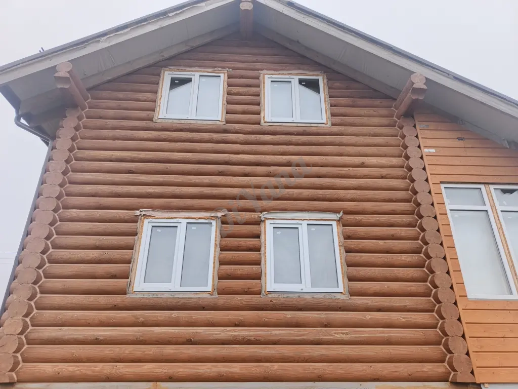 Герметизация шлифовка покраска сруба.